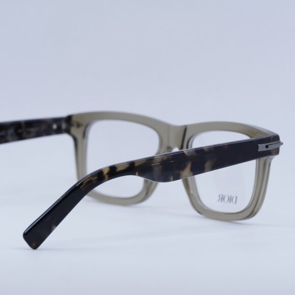 Dior DIORBLACKSUITO S7I 6400 Eyeglasses Shiny Brown 52mm Square Frame - Picture 5 of 10